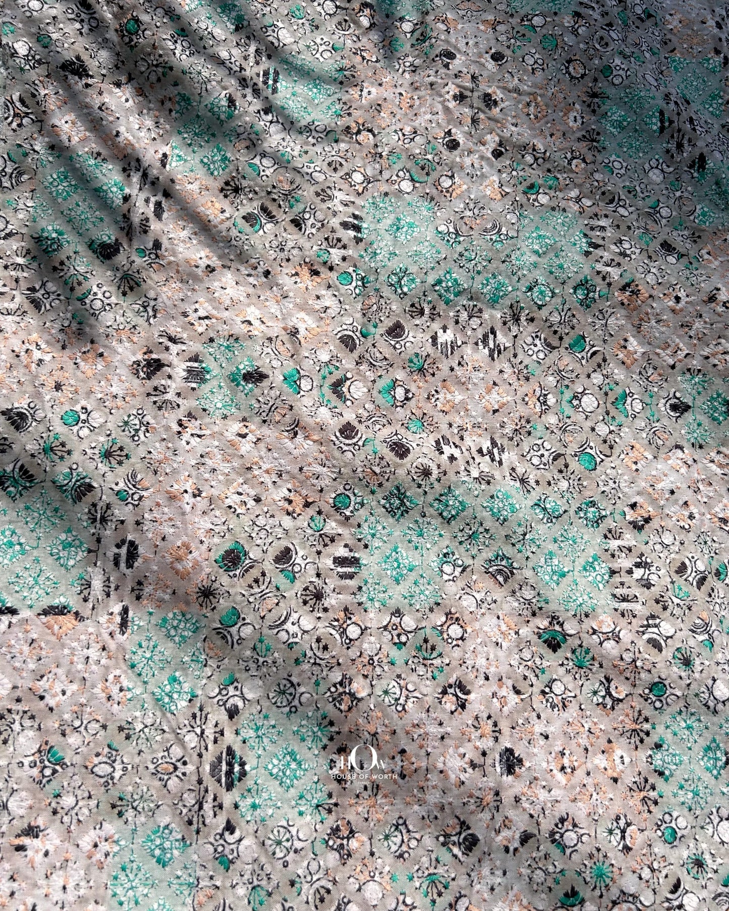 Premium Hakuba cotton fabric for chikankari work, sourced in Surat