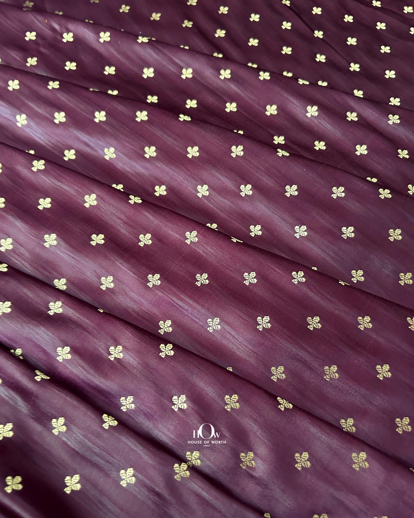 Pure Katan silk fabric for luxurious bridal lehengas – handwoven and available in Delhi.