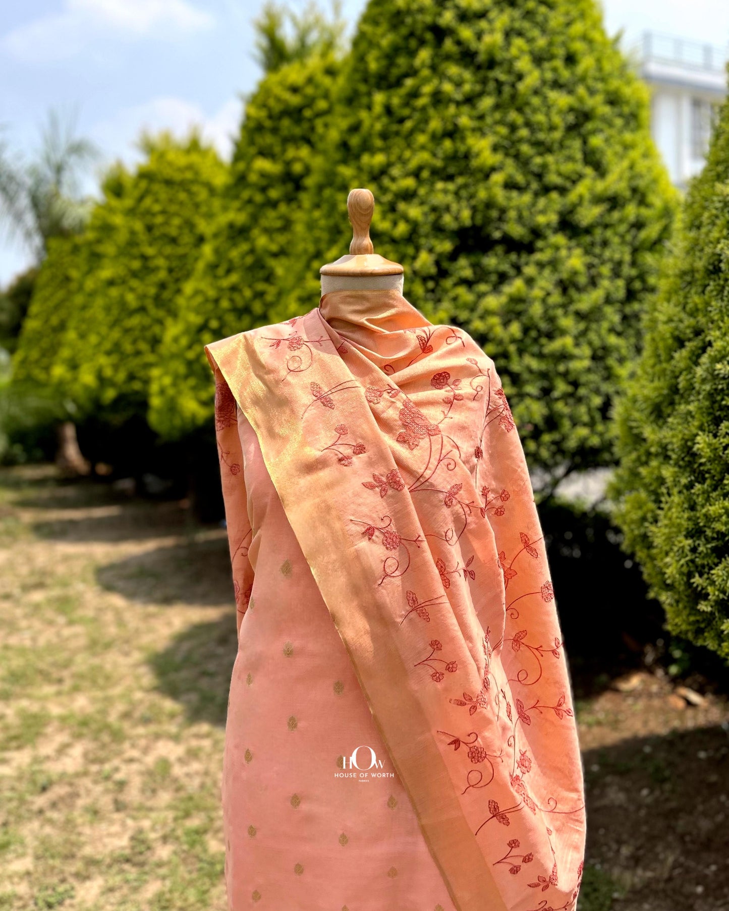 Unstitched cotton suit sets material. unstitched banarasi suit.