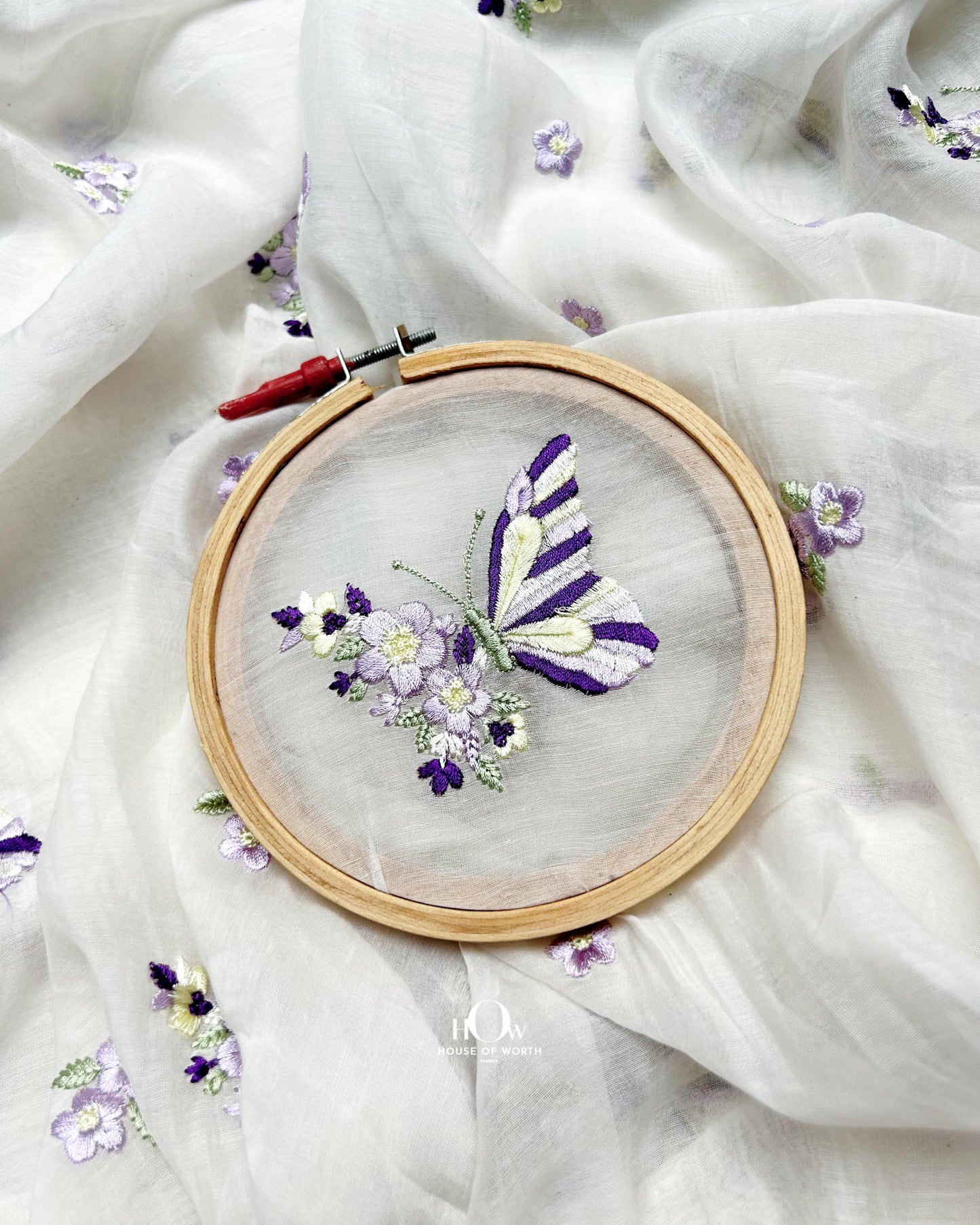 pure banarasi chanderi fabric
