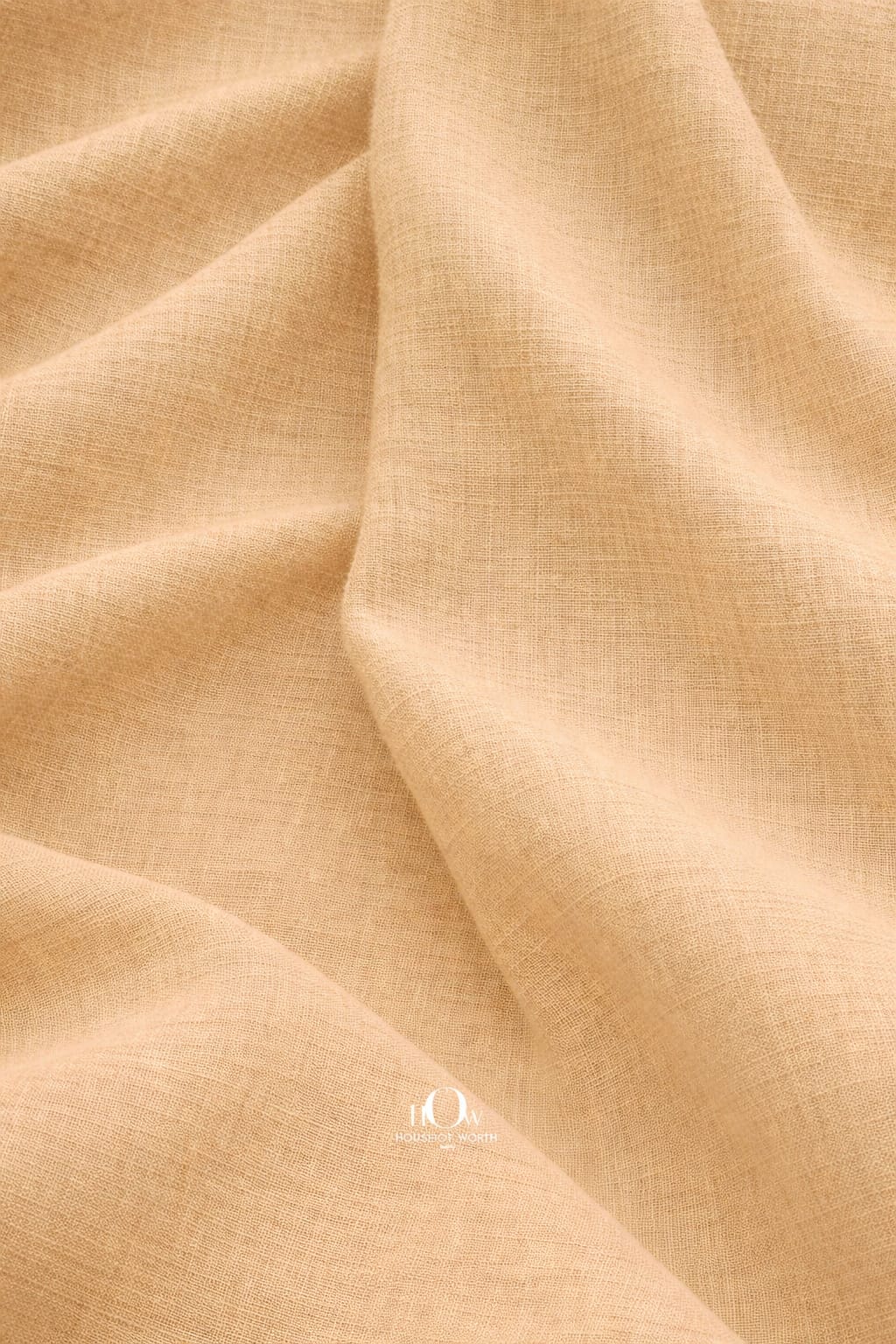 Premium cotton linen blend fabric beige for garment manufacturing in India
