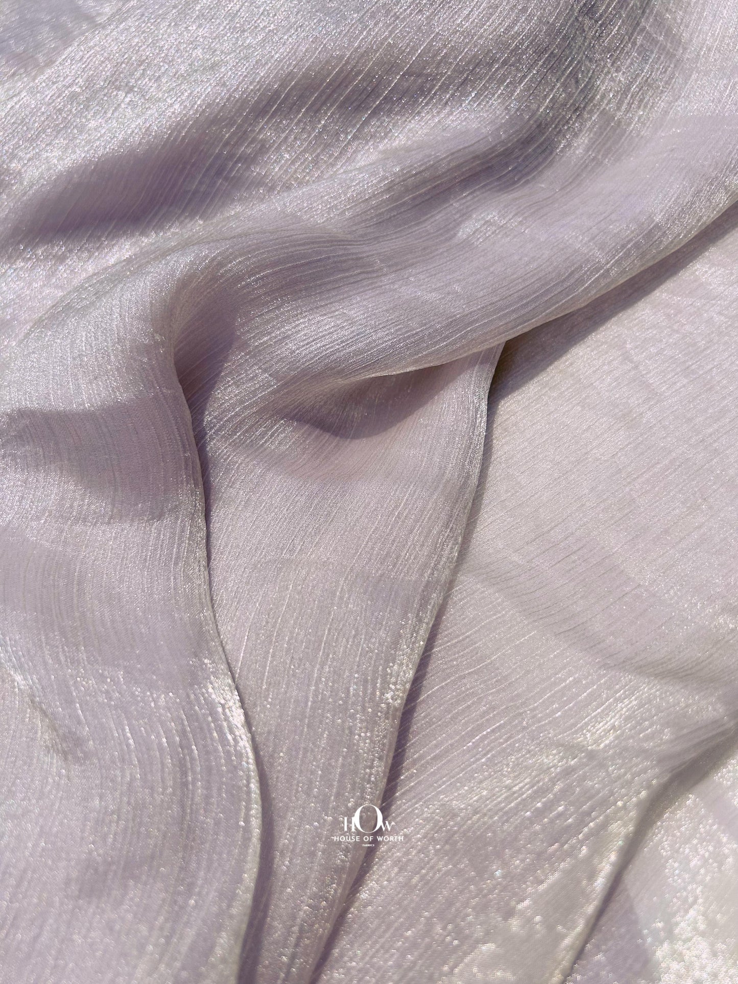 Designer-grade silk chiffon fabric – ideal for western tops and bridal overlays, bulk from Bhiwandi.