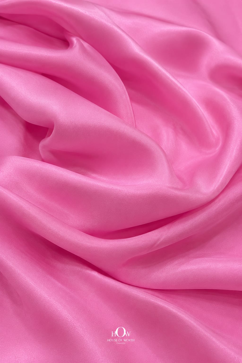 Lightweight Pink Natural Crepe Fabric for designer garments