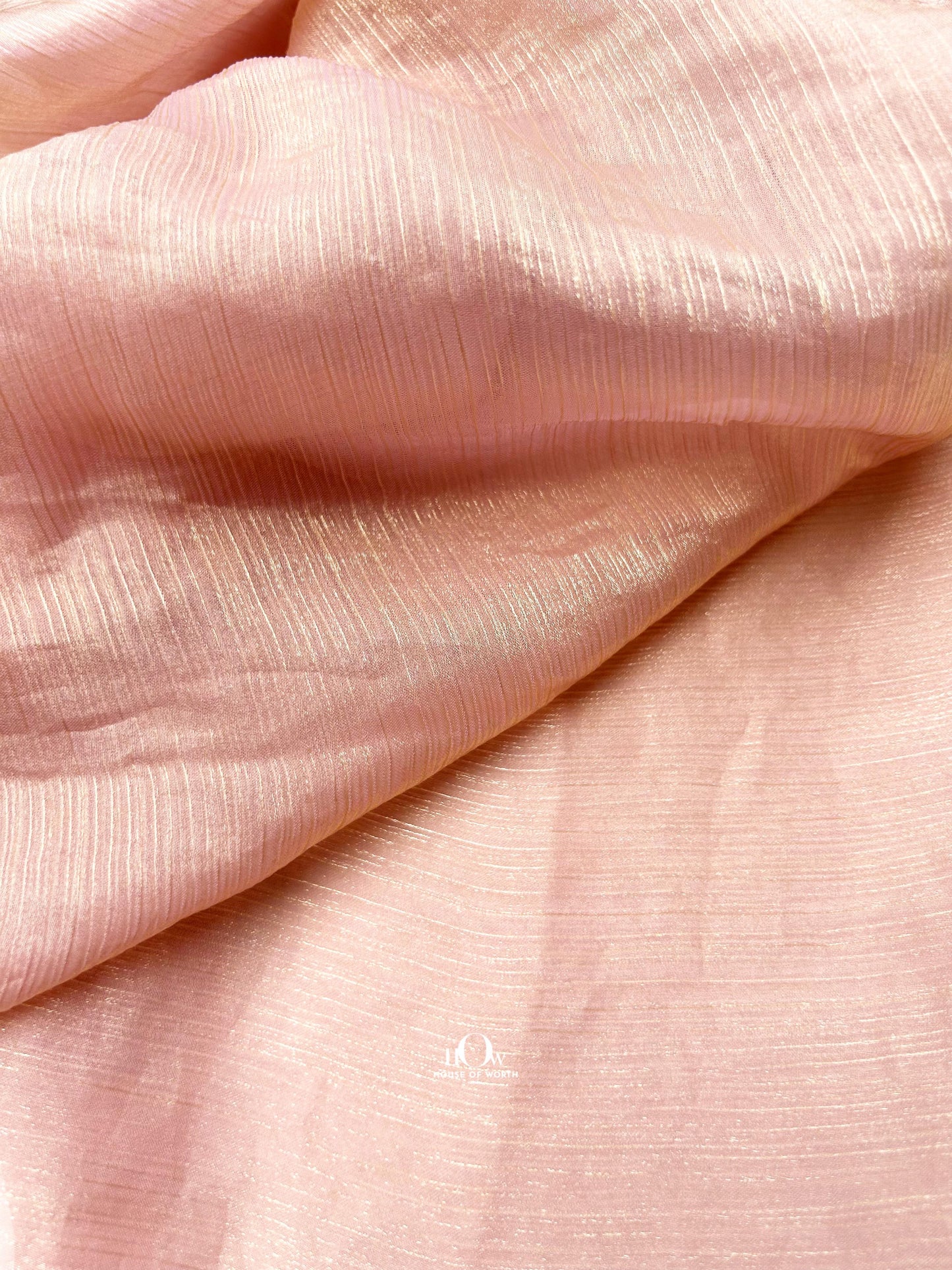 Silk‑blend chiffon fabric for bridal overlays and dupattas – bulk supply from Delhi wholesalers.