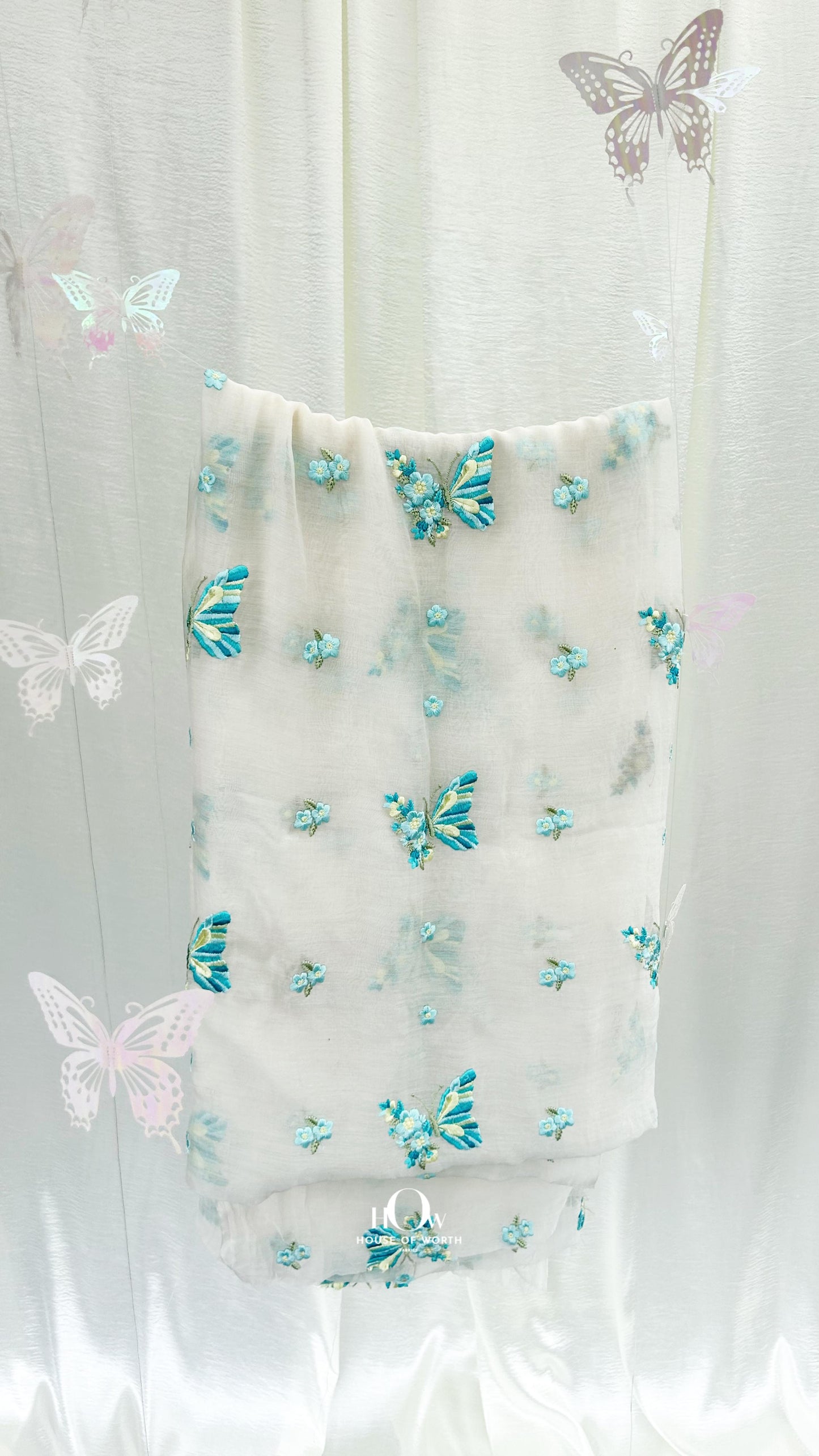 pure mul chanderi fabric for dresses