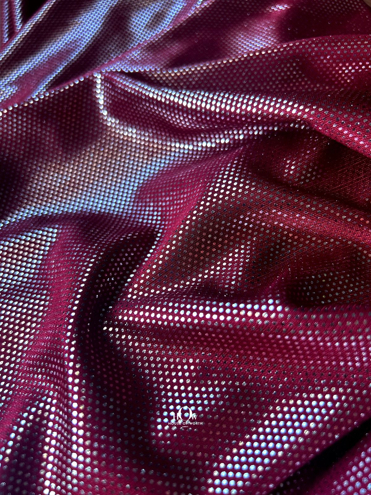 Heavy embroidered fabric for partywear in Delhi, elaborately decorated with sequins.