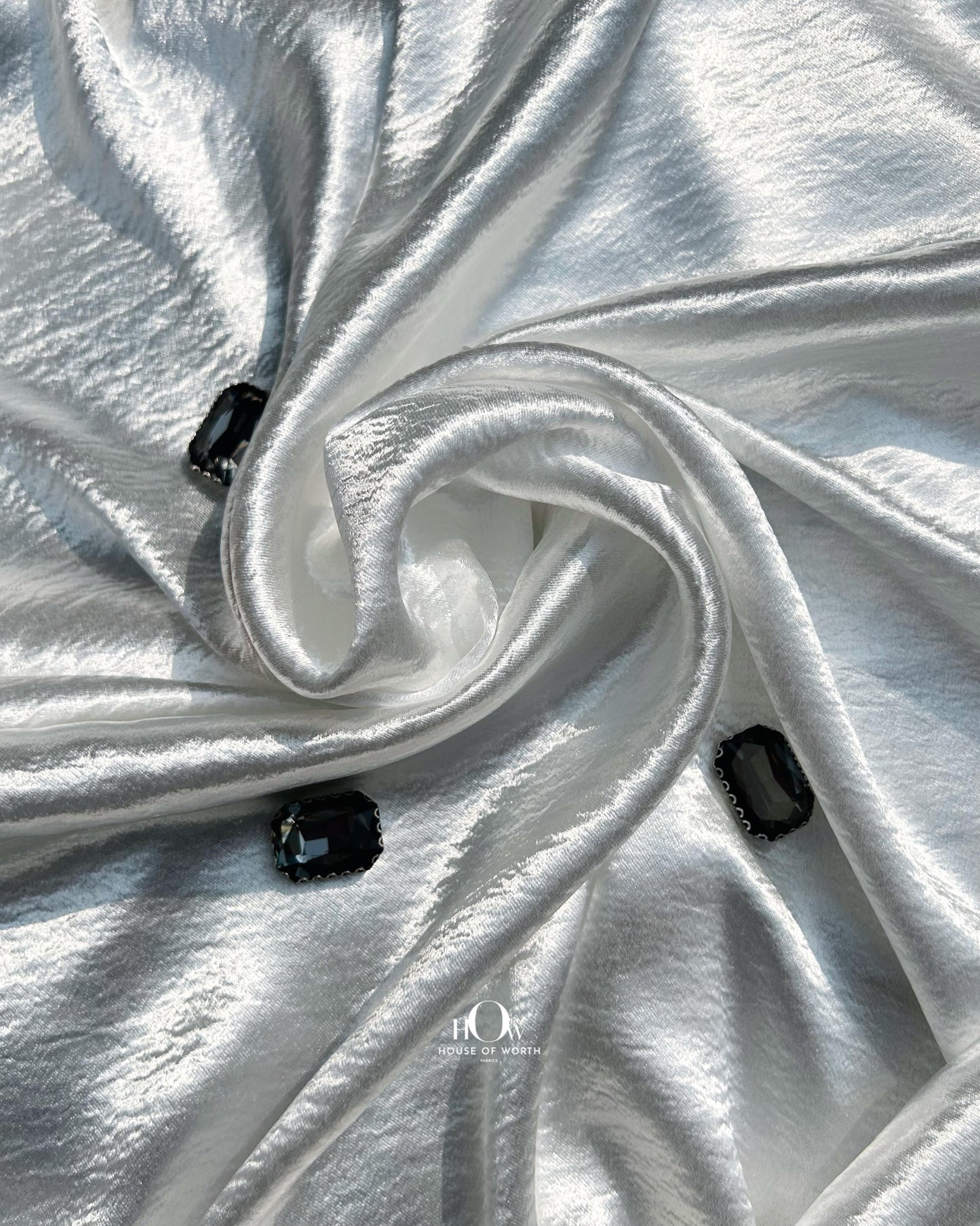 Imported bridal satin fabric over 150 gsm – sourced from China, available with Bhiwandi fabric importers.
