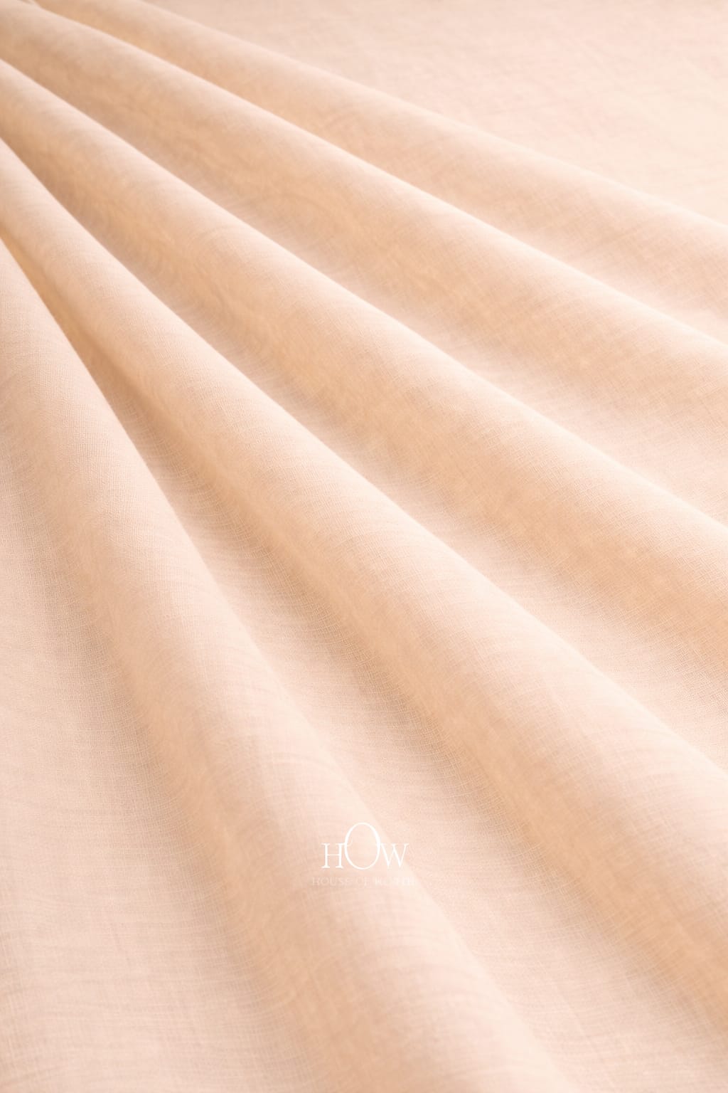 High-quality beige cotton poplin fabric for boutique and wholesale