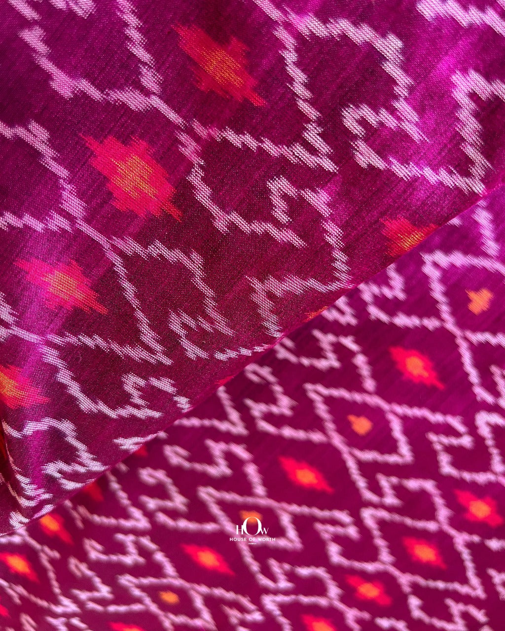 Buy ikat silk dupatta fabric online – Pochampally handloom for bridal use