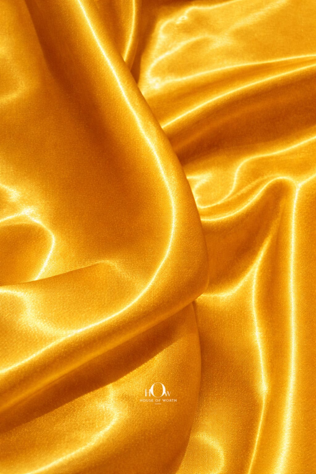 Luxury yellow liquid satin suitable for bridal and designer outfits