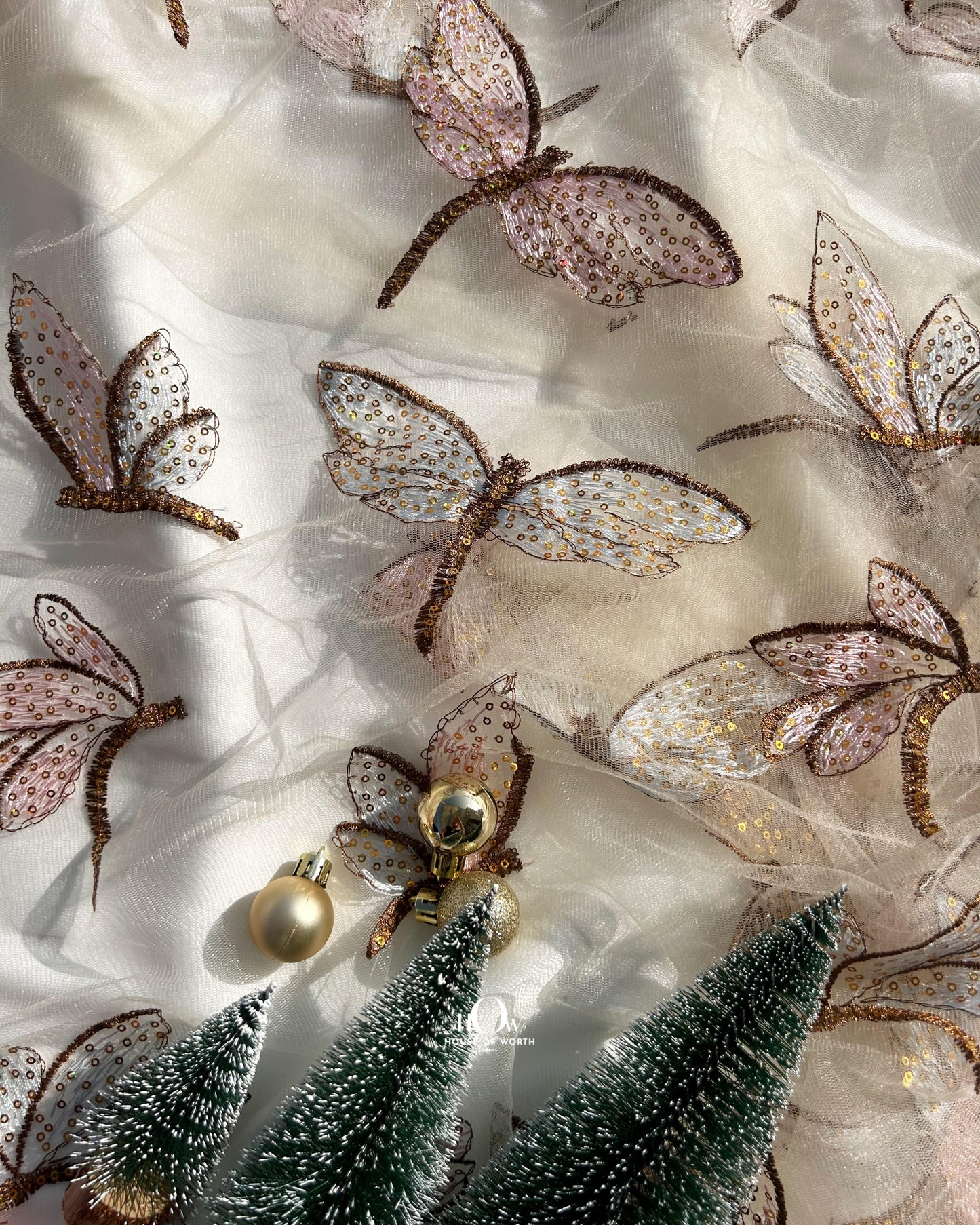 Festive embroidered fabric for wedding. Imported fabric wholesale suppliers in Delhi.