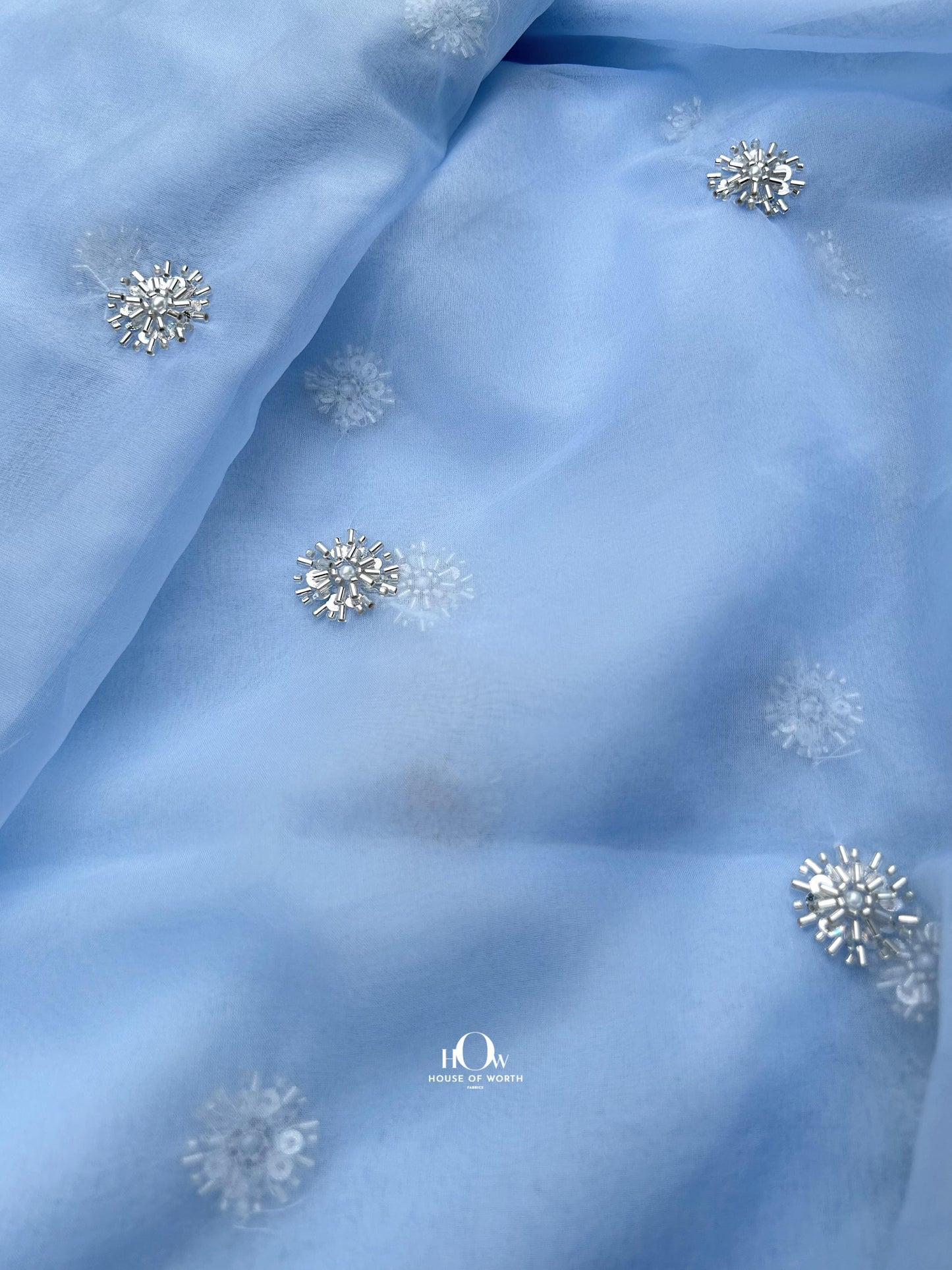 Pure organza Fabric for Indian wear. Silk organza suppliers in Delhi.
