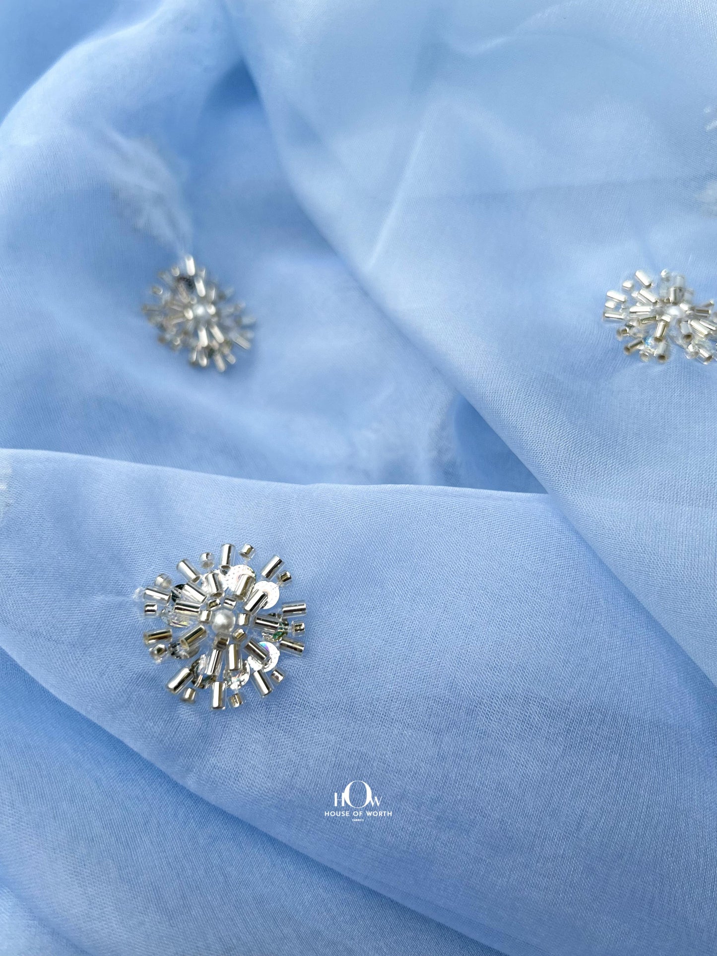 Premium organza fabric for gowns, imported organza suppliers in Delhi.