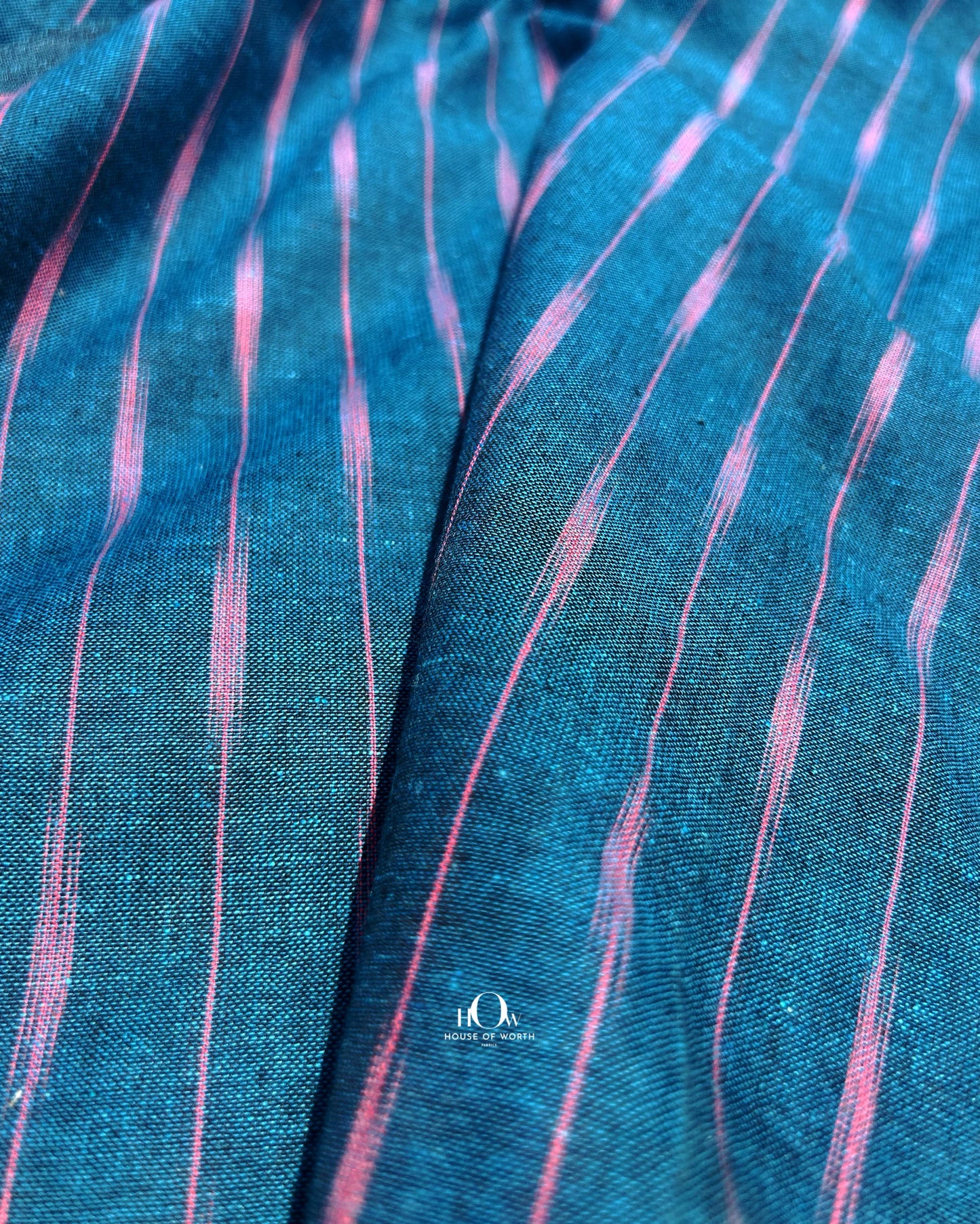 Designer cotton ikat fabric for kurta sets – shipped to Mumbai boutiques