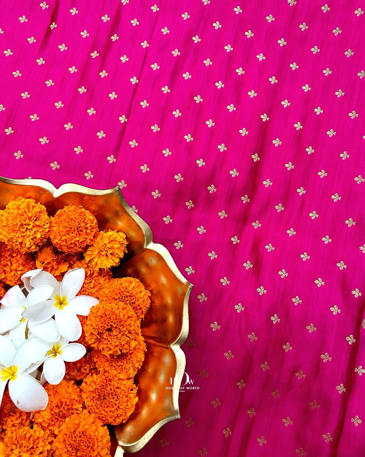 Pure Katan silk handwoven fabric for luxury bridal gowns – available from Surat wholesalers.