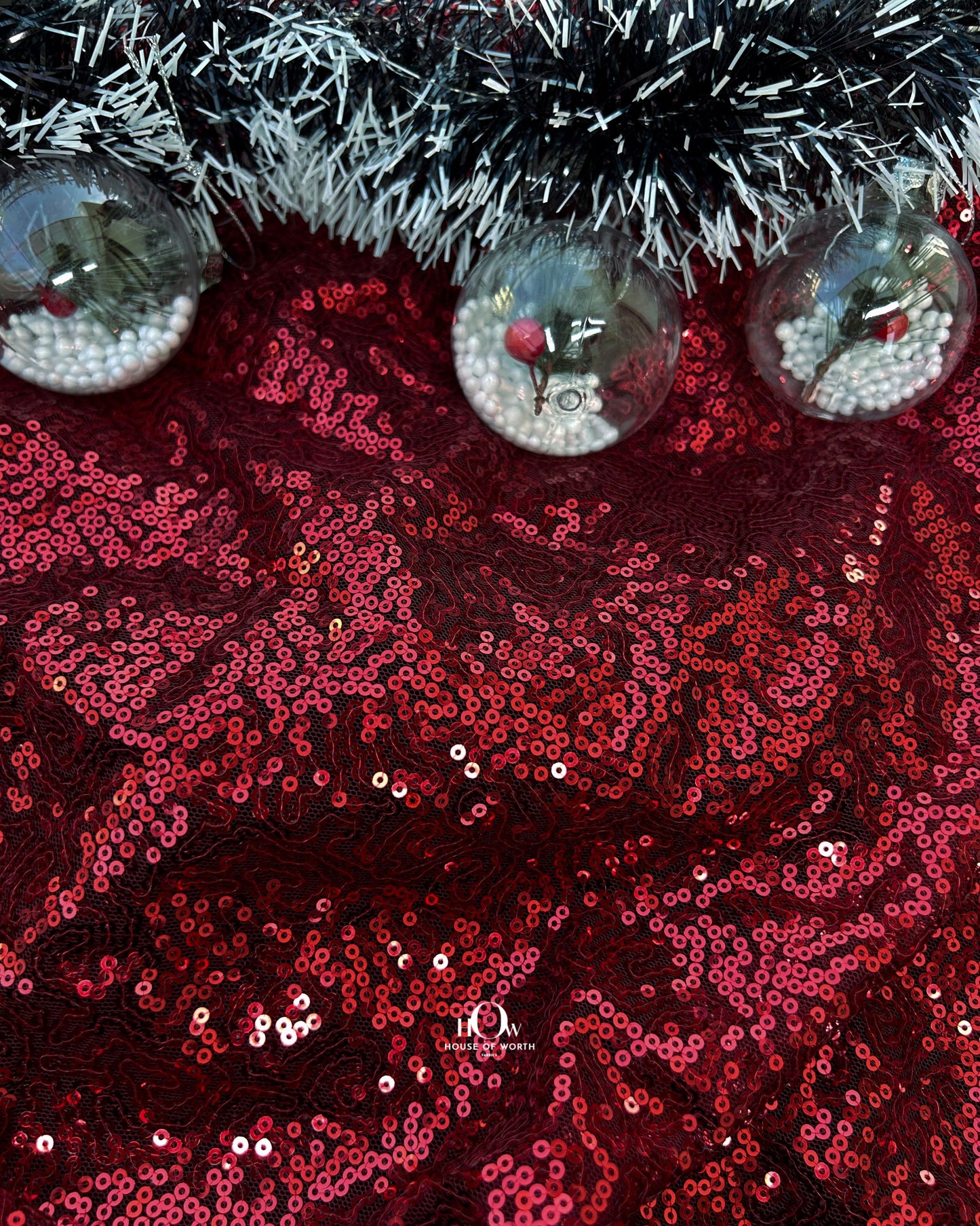 Lightweight 2mm sequins fabric for festive and stagewear – supplied by wholesalers in Bhiwandi.