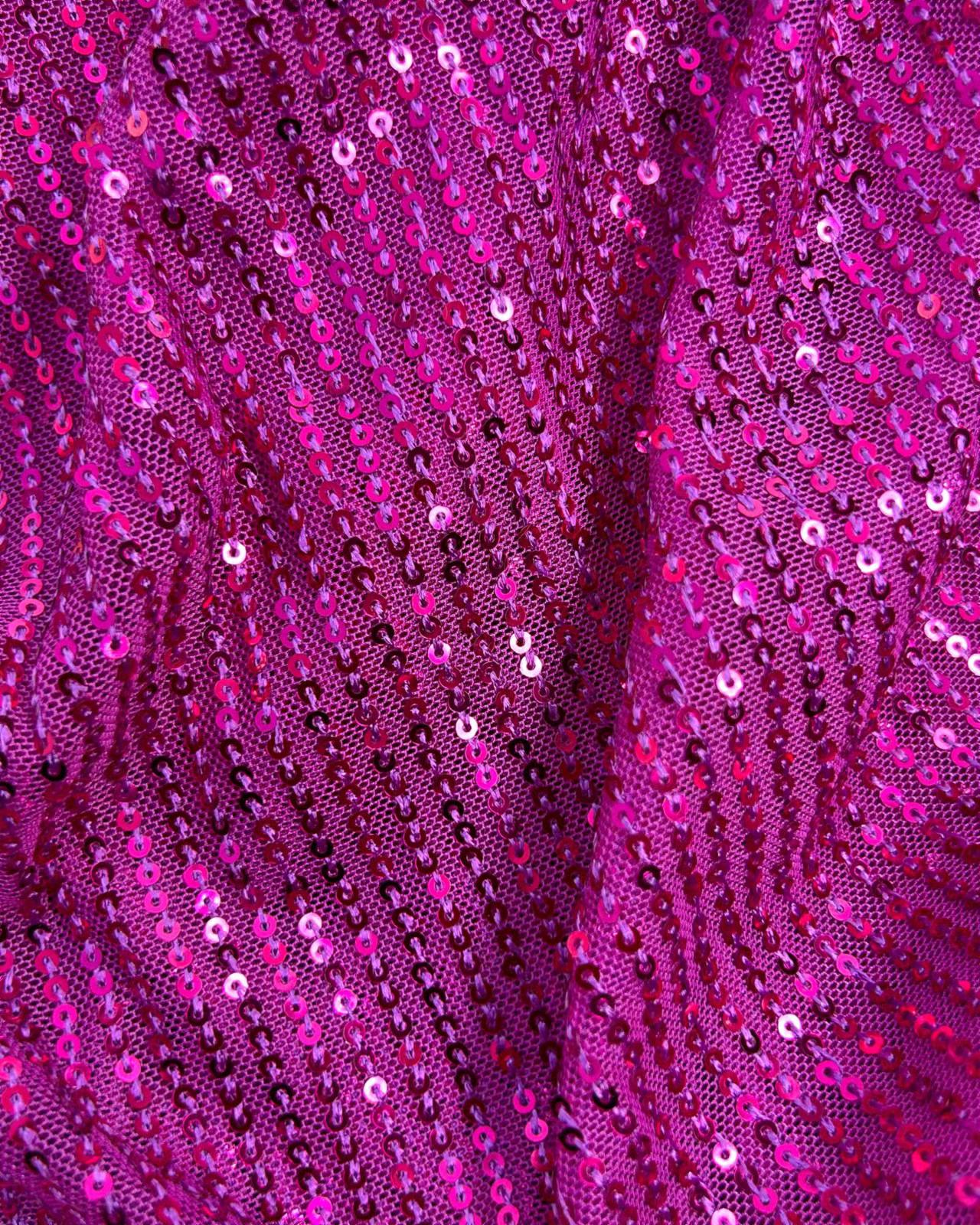 Imported striped sequins fabric for bridal and festive wear – sourced from fabric importers in India.