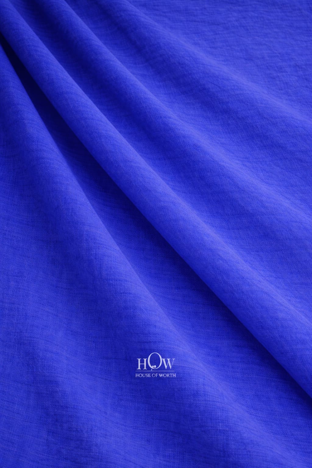 Imported royal blue cotton poplin fabric boutique quality