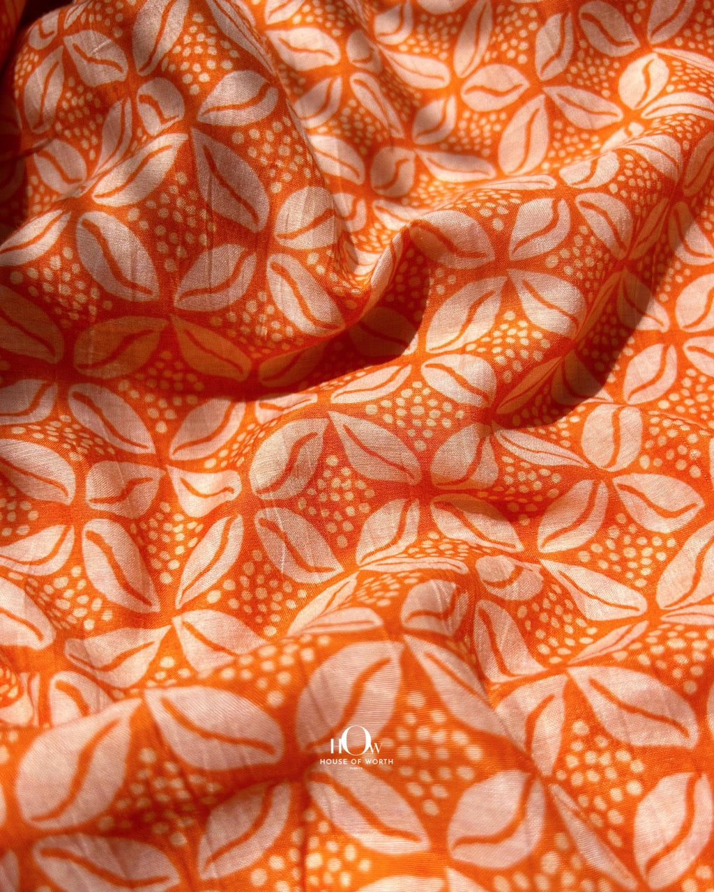 All-over printed mul Chanderi dress material – soft and airy fabric for sarees and occasion wear.