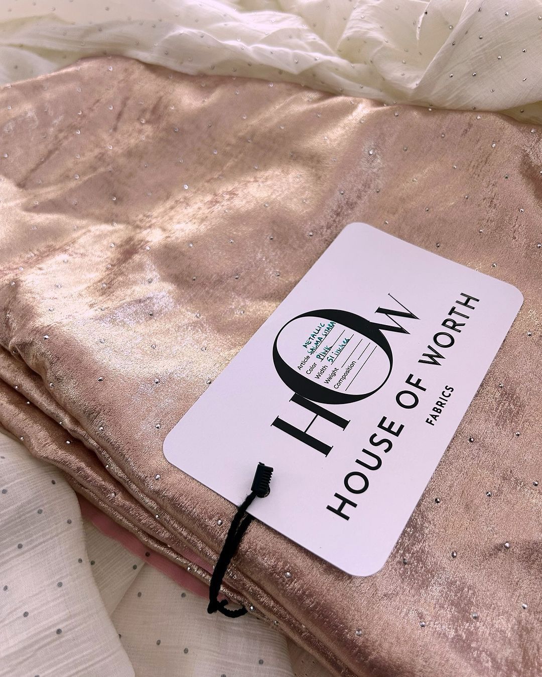 imported and Indian Fabrics at House Of Worth