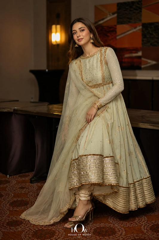Fabric for designer suits and anarkali fabric in premium suit material India from House Of Worth
