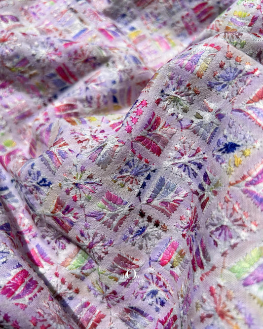 Hakoba cotton fabric for summer kurti. 