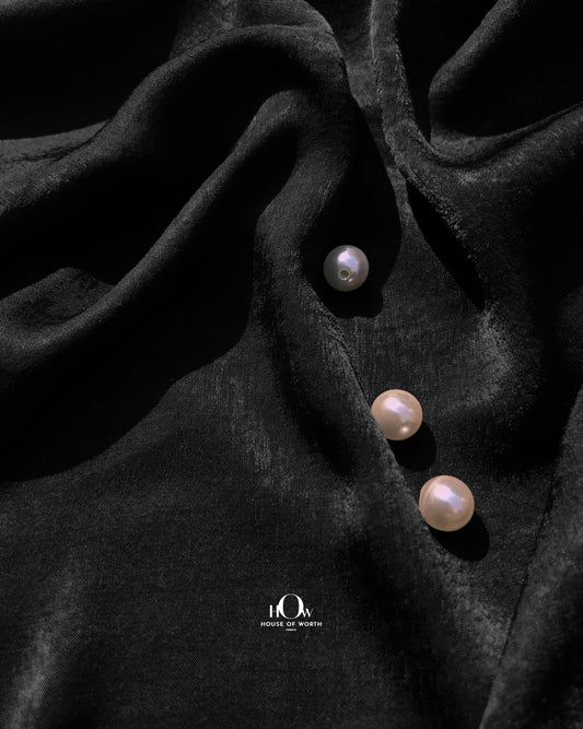 Imported velvet satin fabric from China – ideal for bridal gowns and evening wear.