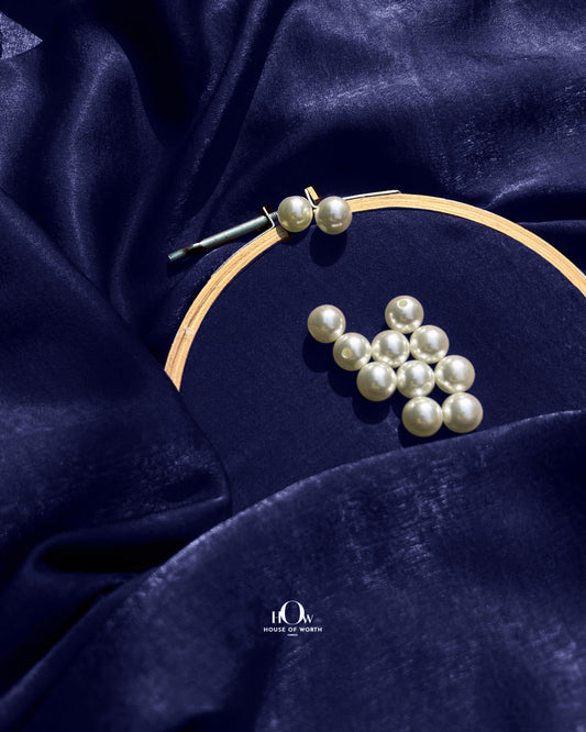 Imported velvet satin fabric from China – ideal for bridal gowns and evening wear.