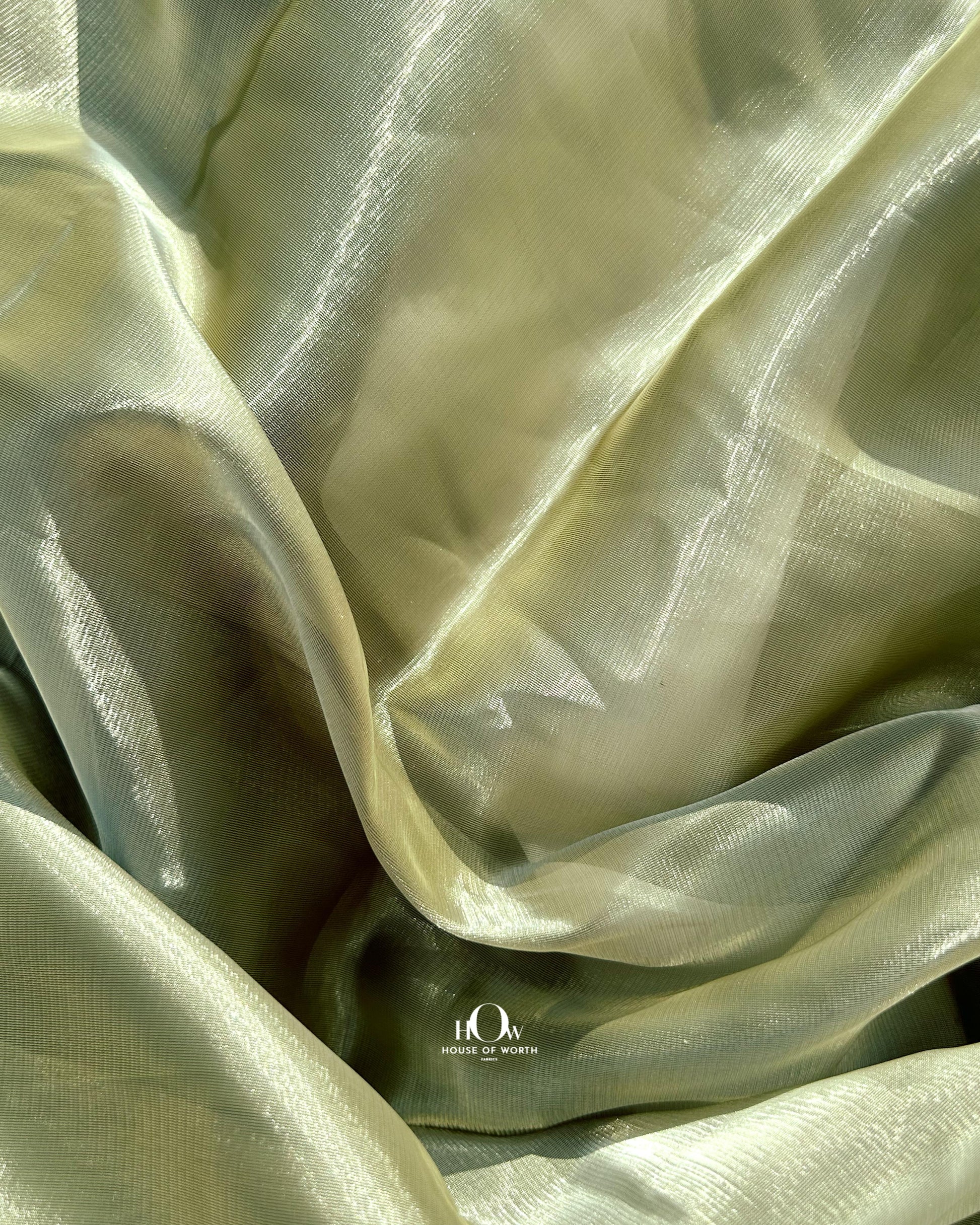 Stiff finish glass organza perfect for blouse sleeves and festive trims – supplied across India.