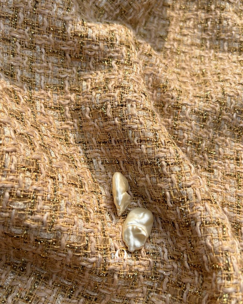 Imported blazer fabrics in tweed