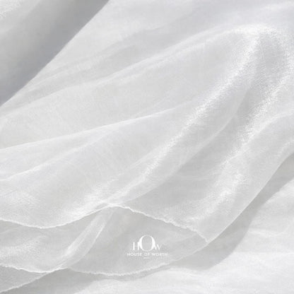 High quality Viscose Organza bridal fabric base for fashion designers