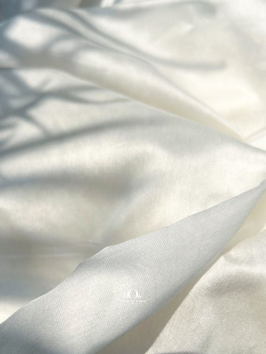 70 grams Pure Mul Chanderi fabric – premium dyeable base ideal for festive ethnic wear, supplied from Delhi and Surat.