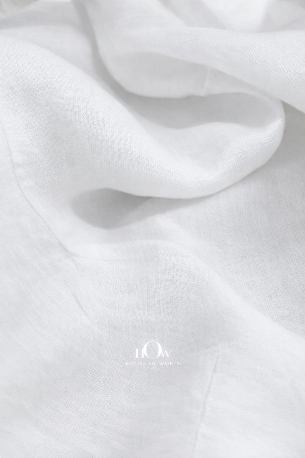 White muslin fabric for custom dyeing boutique and designer use