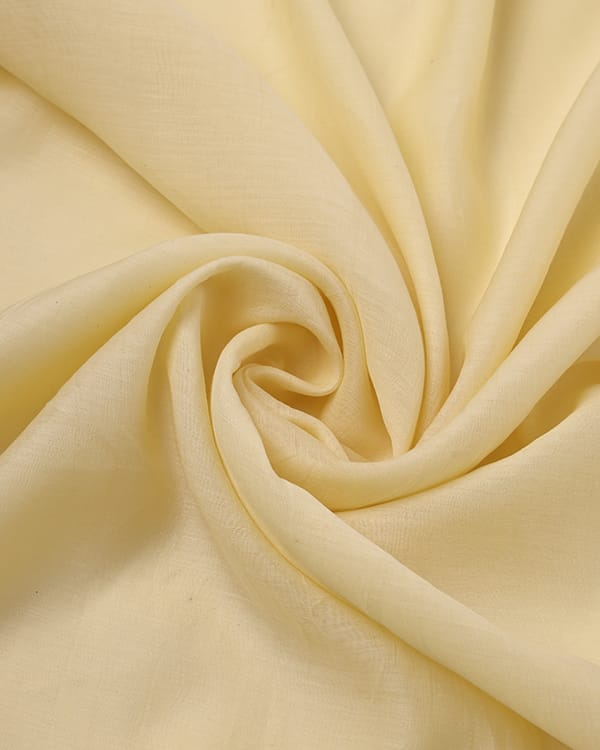 Pure Mul Chanderi dyed fabric with soft texture and lightweight silk cotton weave