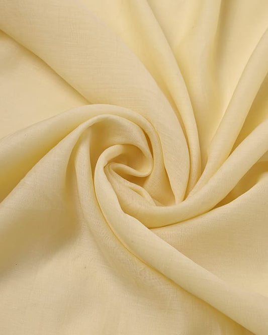 Pure Mul Chanderi dyed fabric with soft texture and lightweight silk cotton weave