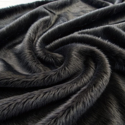 fabric fur material for jackets and coats.