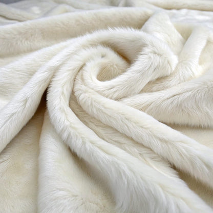 Rabbit fur fabric for garments
