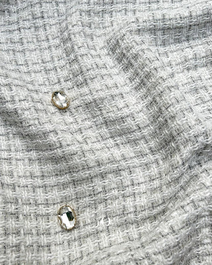 Imported tweed fabric for garments.