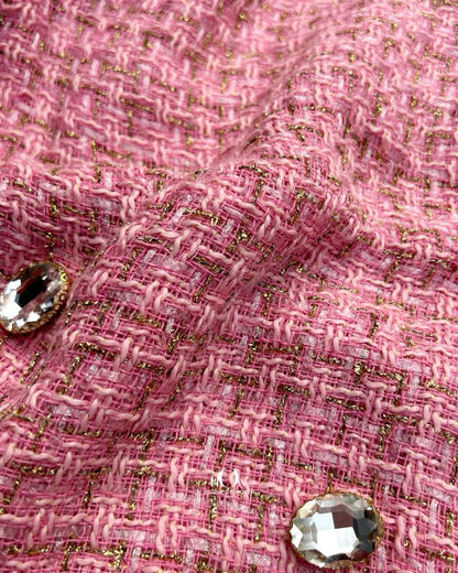 Tweed fabric Imported for garments.