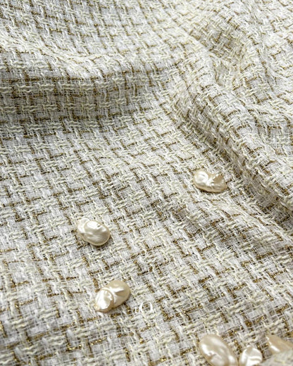 Tweed fabric for pants and blazers.