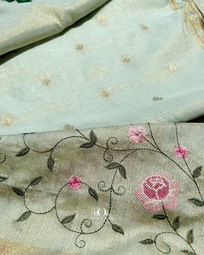 shimmer cotton salwar kameez set for women. Premium cotton suit for women.