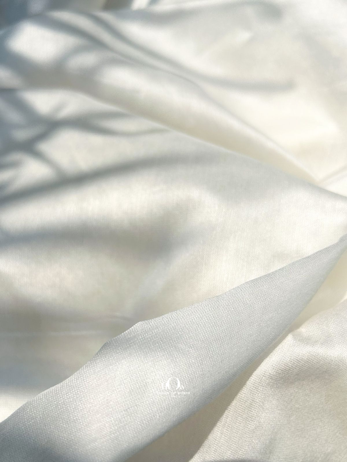 70 grams Pure Mul Chanderi fabric – premium dyeable base ideal for festive ethnic wear, supplied from Delhi and Surat.