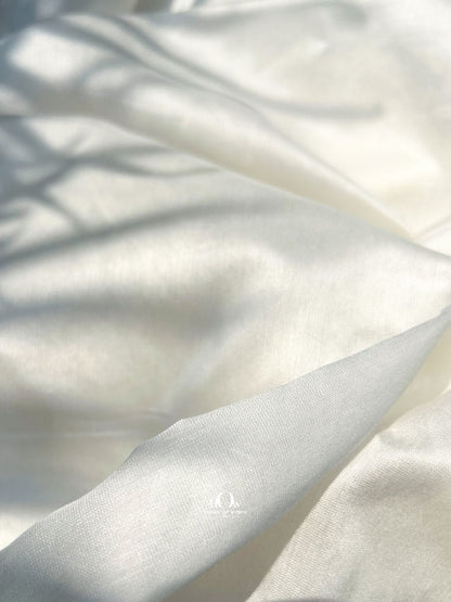 70 grams Pure Mul Chanderi fabric – premium dyeable base ideal for festive ethnic wear, supplied from Delhi and Surat.