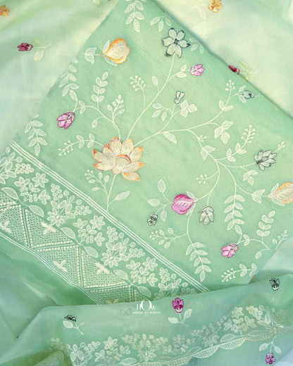 Pure silk suit set for women for wedding. Silk suit with matching dupatta and bottom.