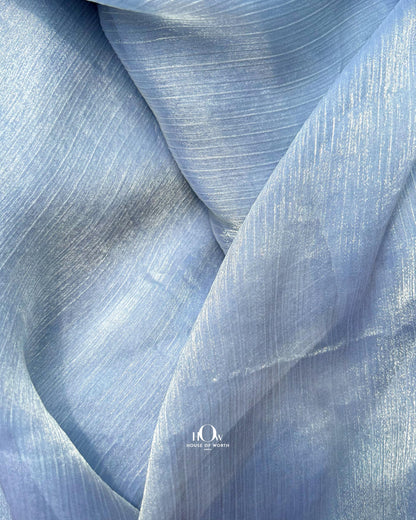 Soft silk chiffon material for eveningwear and party dresses – bulk supply via Bhiwandi.