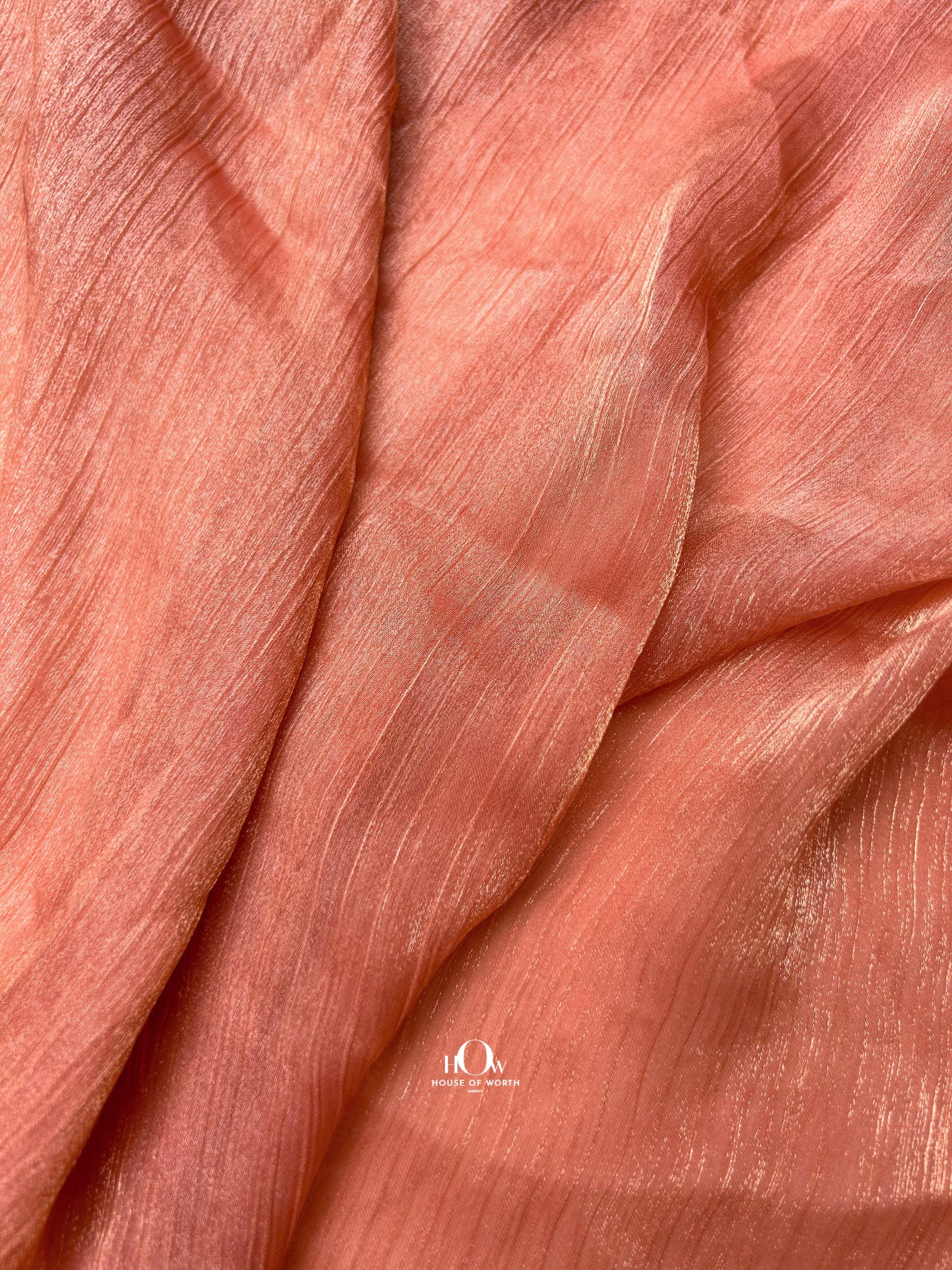 chiffon fabric for bridal lehenga overlays – bulk available via fabric importers in Bhiwandi.