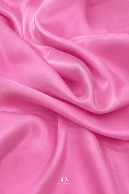 Premium Baby Pink Crepe Fabric for dresses and festive wear