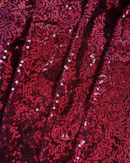 Shiny khichdi Zara sequins for Indo-western outfits – bulk available with Delhi fabric importers.