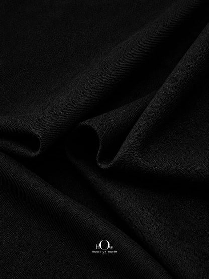 Black denim fabric roll for jeans and durable garments
