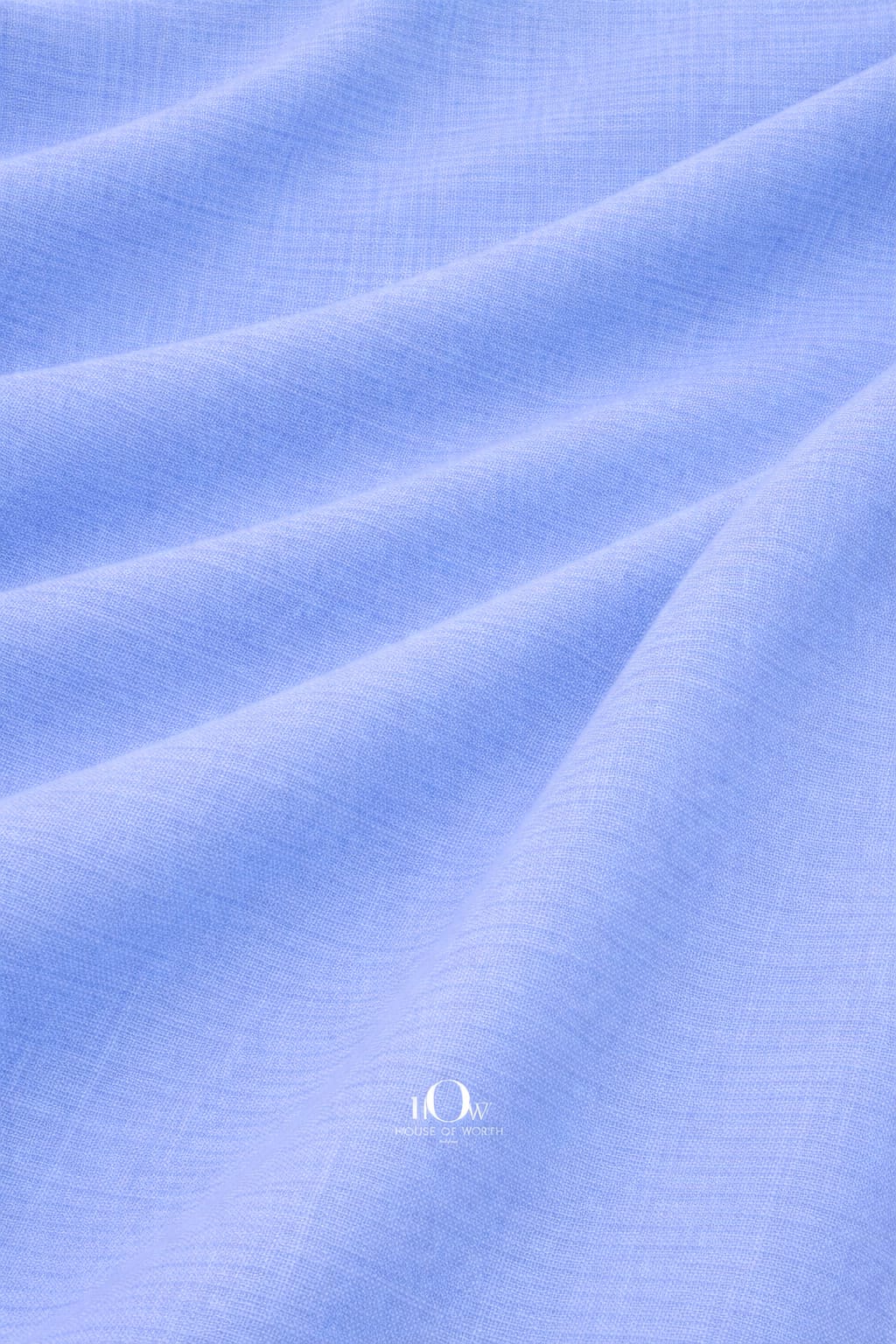 Blue cotton linen fabric airy texture for summer shirts and resort tailoring